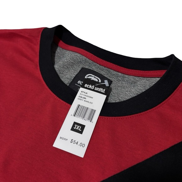 NWT Ecko Unltd Men's Double Sided Big Logo T Shirt Size 3XL 27 x 34 - Picture 5 of 6